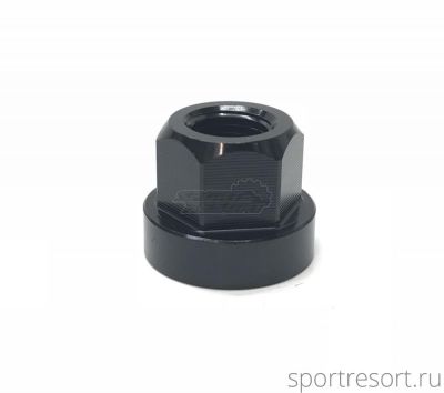 Гайка на ось 3/8" Alu Black