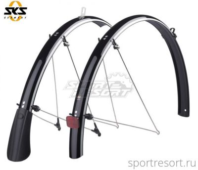 Крылья SKS Bluemels Trekking 45mm (28") Black Reflective 11007