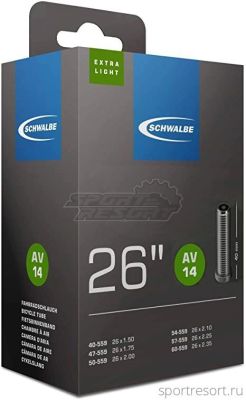 Велокамера Schwalbe 27.5-29x1.5-2.40 (40/62-584/635) A/V-40mm AV19