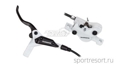 Тормоз дисковый Shimano M396 передний (1000мм, белый)