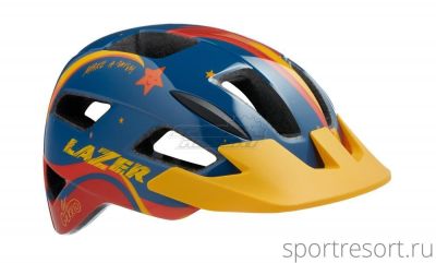 Велошлем детский Lazer Lil Gekko синий звезда, размер U BLC2207888206