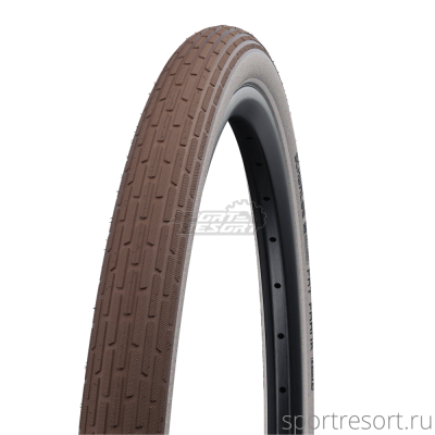 Покрышка Schwalbe FAT FRANK 29x2.0 (50-622) K-Guard Reflex HS375 коричнево-белая