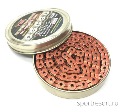 Цепь YBN MK-926 1/8" (1ск,100зв) Orange