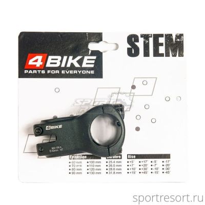 Вынос 4Bike TDS-D626 (1-1/8", 35, 50mm, 0°)