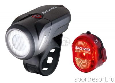 Комплект фонарей Sigma AURA 35 Lux / NUGGET II RL 4-017360