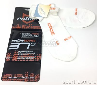 Велоноски Catlike Coolnet 37 Short Socks White 