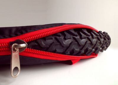 Чехлы для колёс велосипеда Veloangar №55 (пара) Черный с оранжевым Veloangar №55