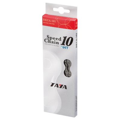 Цепь Taya DECA-101 (10ск,116зв) Silver/Black
