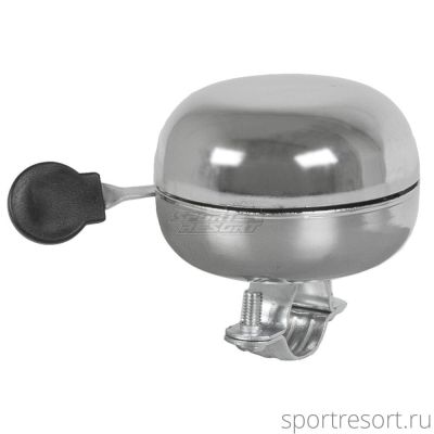 Звонок M-Wave Maxi Ding-Dong Mini Bicycle Bell 80mm серебристый 5-420302