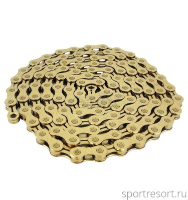 Цепь KMC X-10 L (10ск,114зв) Lite Gold