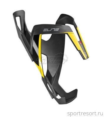 Флягодержатель Elite Vico (карбон, желтый рисунок) EL0156154