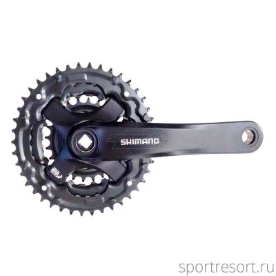 Система Shimano Tourney FC-TY501 6/7/8ск (Квадрат, 42/34/24T, 175mm, черная)