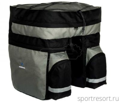 Велосумка на багажник Roswheel Double Bag Grey 14590