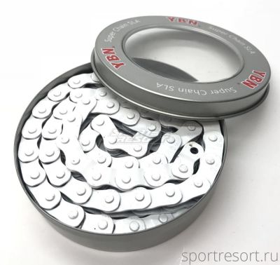 Цепь YBN MK-918 1/8" (1ск,100зв) White