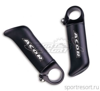 Рога на руль Acor ABZ-2401 3D Ergonomic (100 мм) черные