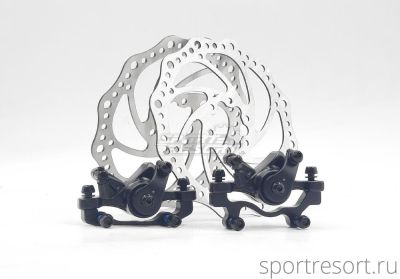 Комплект дисковых тормозов TBS 160мм (перед/зад)