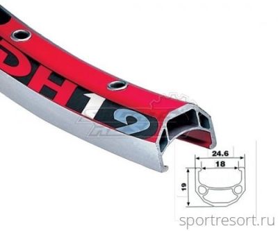 Обод Alexrims DH19 26" (559х18mm) 36H