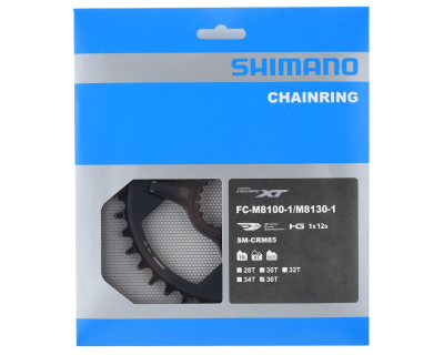 Звезда Shimano Deore XT 36T SM-CRM85 для FC-M8100-1/8130-1