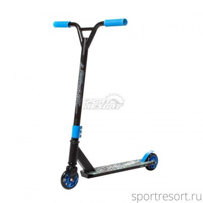Трюковый самокат SUB ROCK 100 черно-синий 00-180052