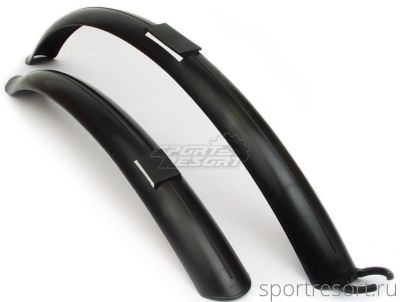 Крылья Author AXP-03 28"х41 мм черные 8-16101601