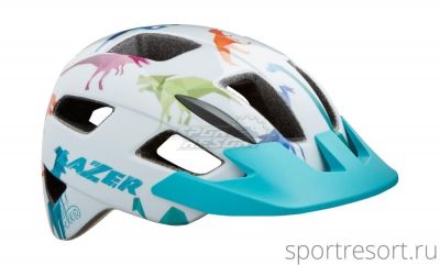 Велошлем детский Lazer Lil Gekko белый дино, размер U BLC2207888209