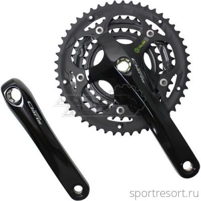 Система Shimano Claris FC-2403 8ск (Octalink, 50/39/30T, 170mm, черная)