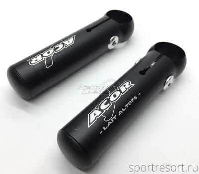 Рога на руль Acor ABZ-2603 AL7 Super Light Barends (100 мм) черные