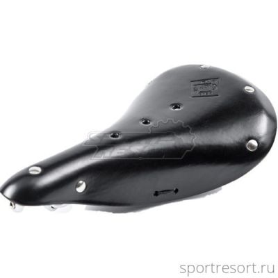 Седло Bear Bike OT-12002 Черное Кожа