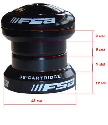 Рулевая колонка FSA ORBIT Equipe (1-1/8")