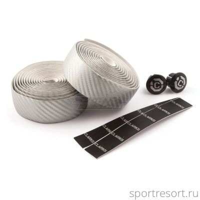 Обмотка CLARKS CHBT-CARB Grip Bar Tape Silver Carbon