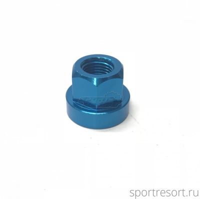 Гайка на ось 3/8" Alu Blue