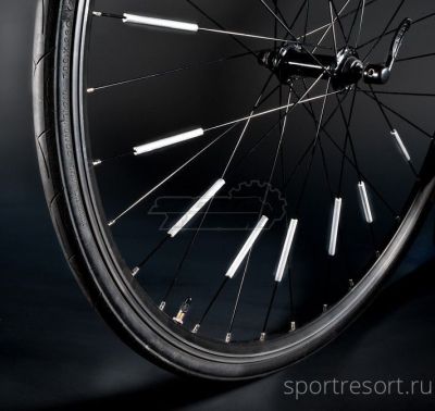Светоотражатели на спицы Spoke Reflectors (12шт) White 228130 / 255418