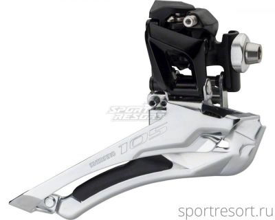 Переключатель передний Shimano 105 FD-5801 (2x11ск, на упор, черный)