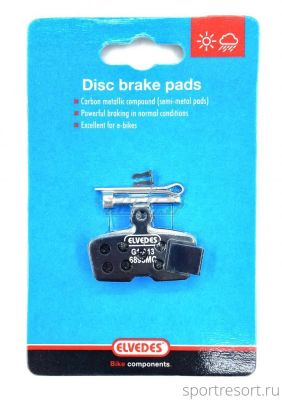 Тормозные колодки ELVEDES Disc Brake Pads Semi-Metall для Avid Code 2011