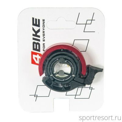 Звонок 4Bike BB3213L 46 mm красный ARV100014