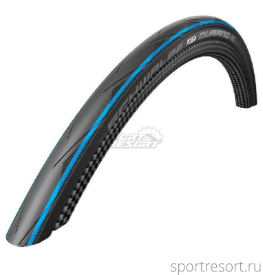 Покрышка Schwalbe DURANO DD 700x25C Folding Black/Blue HS464