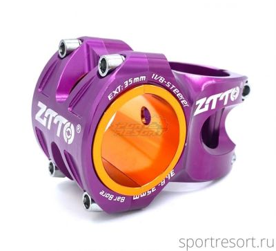 Вынос ZTTO X-MTB (1-1/8, 31.8, 35mm, 0°) purple