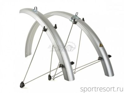 Крылья Author AXP-53 28"х53 мм серебристые 8-16100510