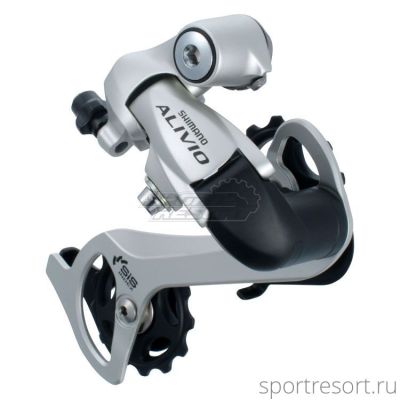Переключатель задний Shimano Alivio RD-M410 SGS (7/8ск, серебро)