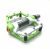 Педали RideRover 32С Anti-shock System White/Green Педали RideRover 32С Anti-shock System White/Green