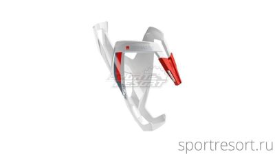 Флягодержатель Elite Custom Race Plus (белый с красным) 0140653